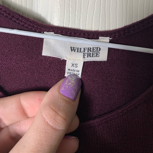 Wilfred Free | Plum Slit Detail Tank - XS - Picture 4 of 6